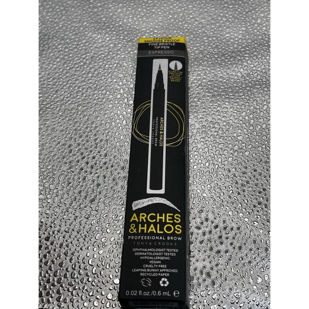 Arches‎ and Halos Fine Bristle Tip Pen - Eyebrow Pencils, Buildable, Espresso